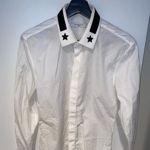 Givenchy White Star Shirt